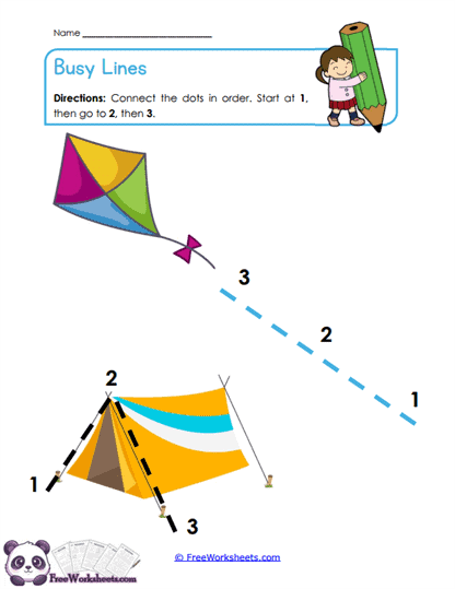 Number Trails Worksheet