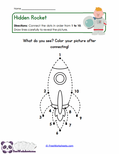 Rocket Reveal Worksheet