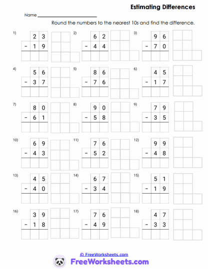 Grid Practice Worksheet