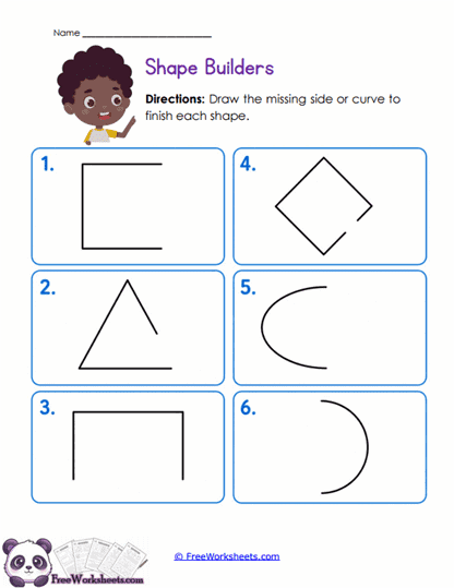 Shape Builders Worksheet
