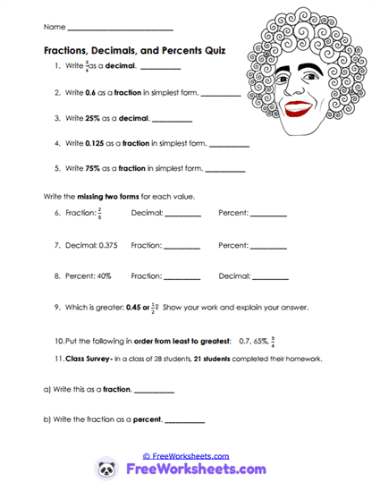 Conversion Review Worksheet