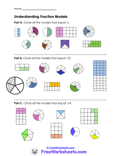 Fractions And Mixed Numbers Worksheet Collection