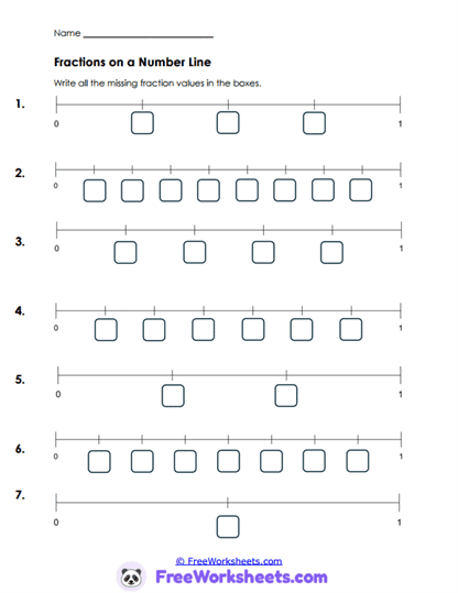 Line Parts Worksheet