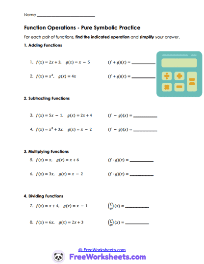 Symbol Practice Worksheet