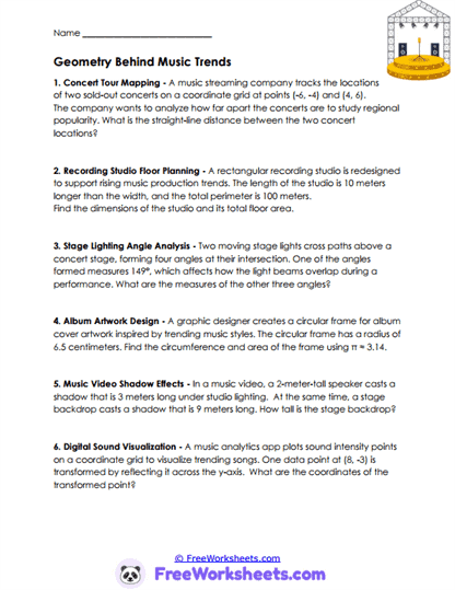 Music Mapping Worksheet