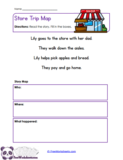 Story Mapping Worksheet
