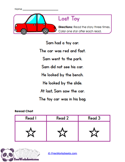 Repeated Story Worksheet