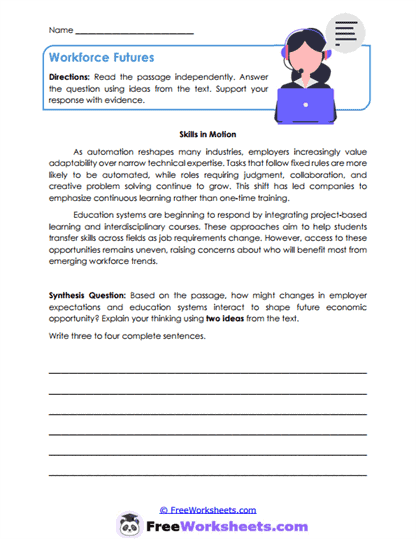 Workforce Futures Worksheet