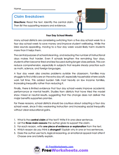 Grade 12 Reading Comprehension Worksheet Collection