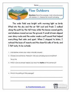 Fluency Worksheets For Grade 3 - FreeWorksheets.Com