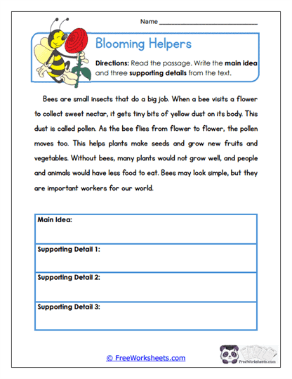 Grade 3 Reading Comprehension Worksheet Collection