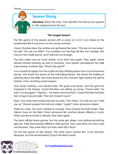 Season Strong Worksheet