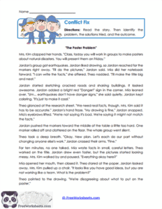 Grade 4 Reading Comp Worksheets | Comprehension & Evidence