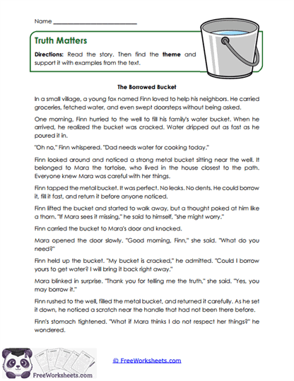 Truth Matters Worksheet