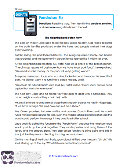 Fundraiser Fix Worksheet