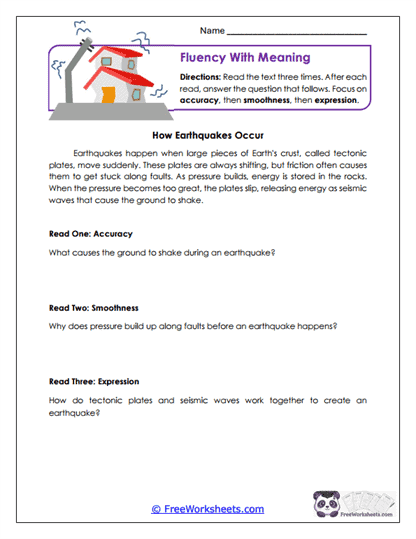 Expression Check Worksheet