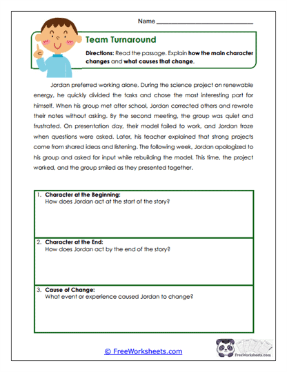 Team Turnaround Worksheet