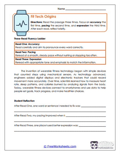 Fit Tech Origins Worksheet