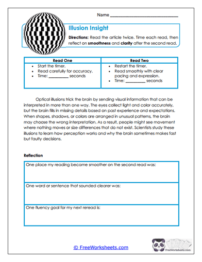Illusion Insight Worksheet