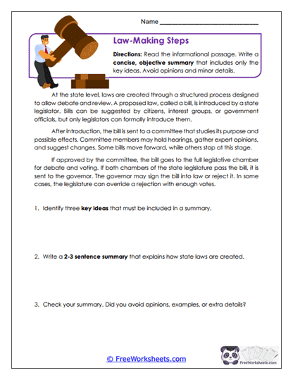 Quiet Invention Worksheet