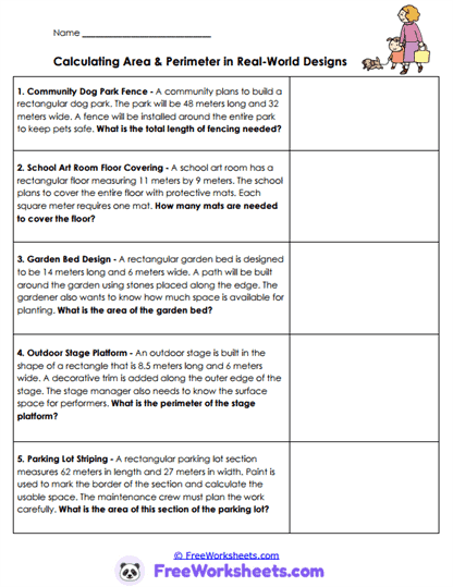 Geometry Designs Worksheet