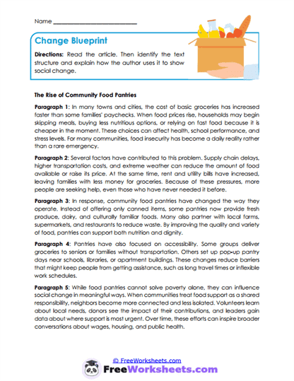 Change Blueprint Worksheet