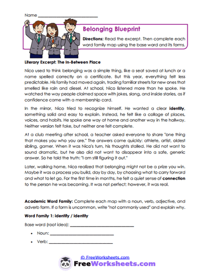 Grade 9 Vocabulary Worksheet Collection