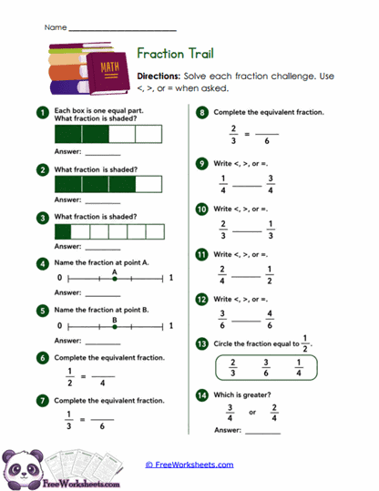 Fraction Explorer Worksheet
