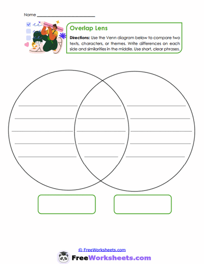 Overlap Lens Worksheet