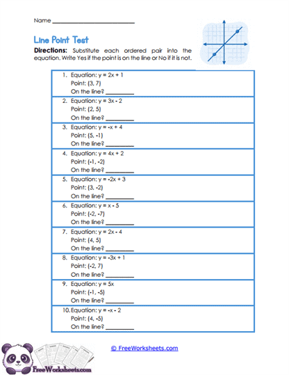 Point Check Worksheet