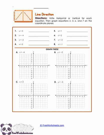 Axis Lines Worksheet