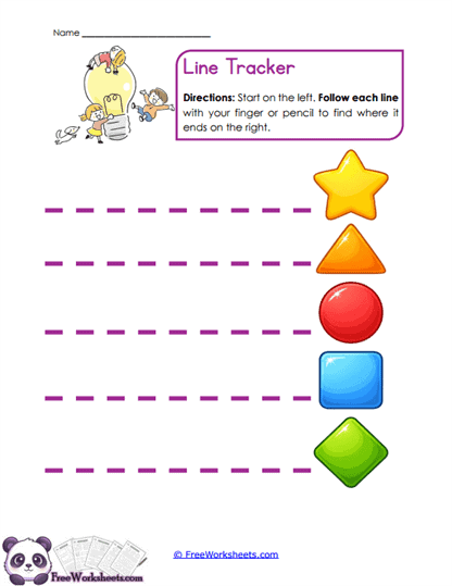 Line Tracking Worksheet