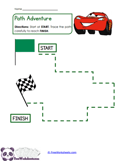 Path Tracing Worksheet