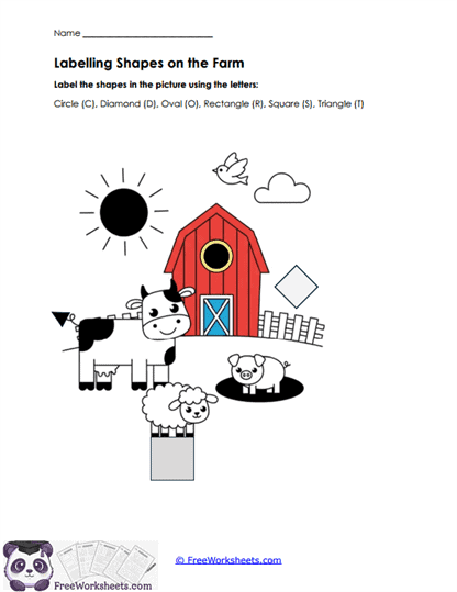 Identifying And Describing 2D Shapes Worksheet Collection