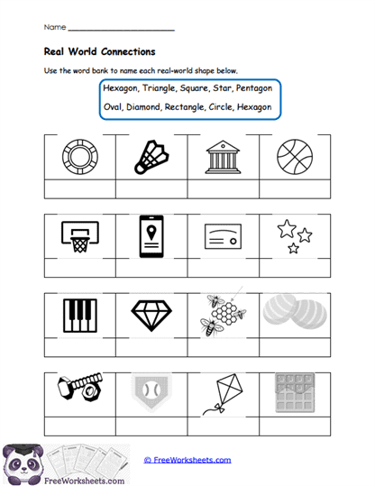 Real World Connections Worksheet