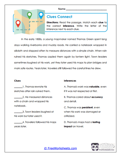 Grade 5 Inference And Theme Worksheet Collection