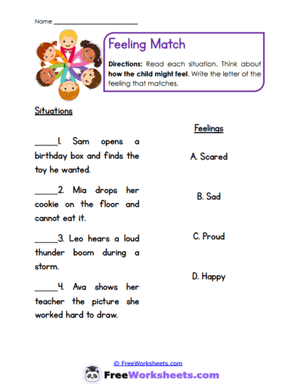 What Will Happen Next? Worksheet