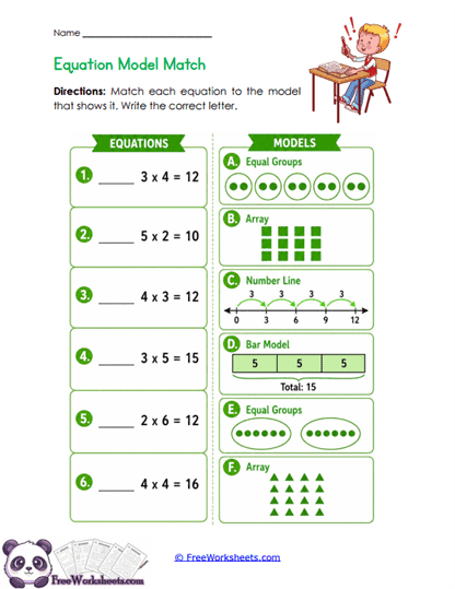 Model Connection Worksheet