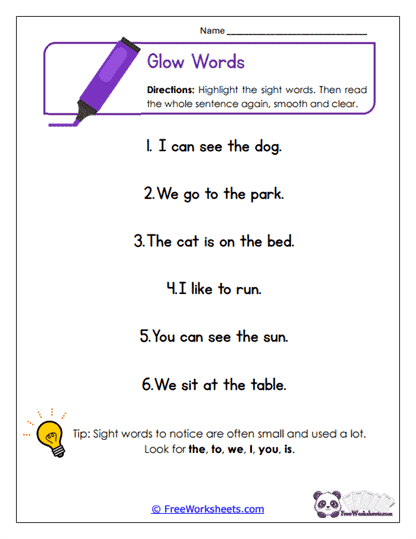 Partner Practice Worksheet