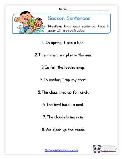 Read and Record Worksheet