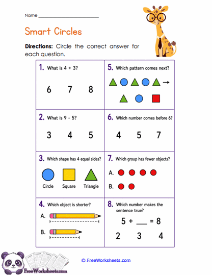 Choice Challenge Worksheet