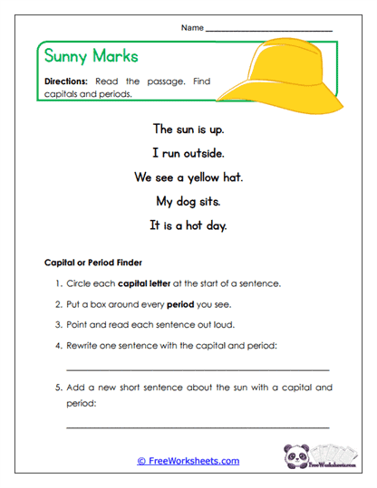 Pattern Switch Worksheet