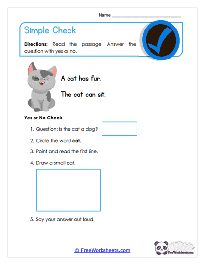 Read and Record Worksheet