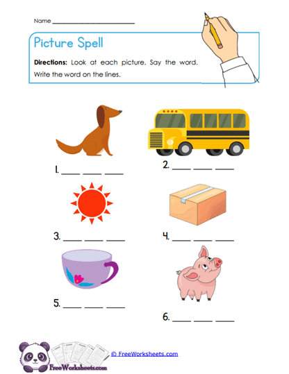 Kindergarten Spelling Worksheet Collection