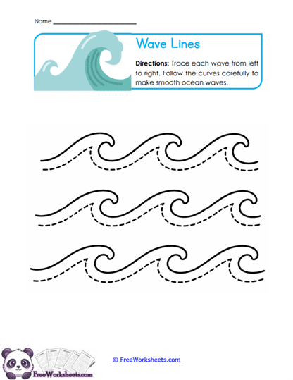 Ocean Waves Worksheet