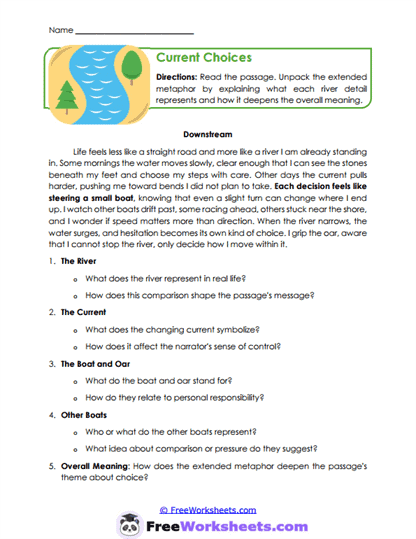 Crowded Silence Worksheet