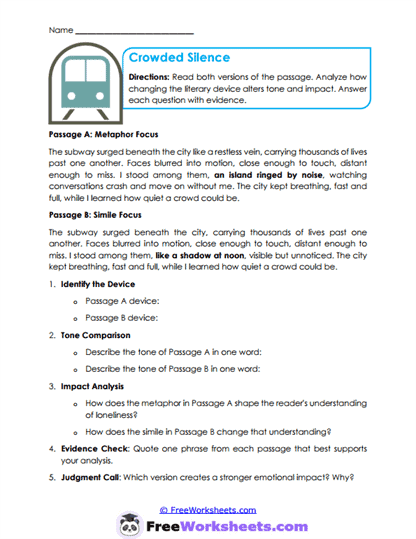 Crossing Lines Worksheet