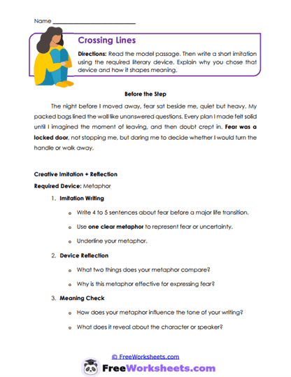 Assembly Line Worksheet