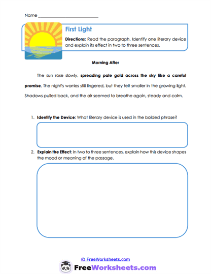 New Choices Worksheet