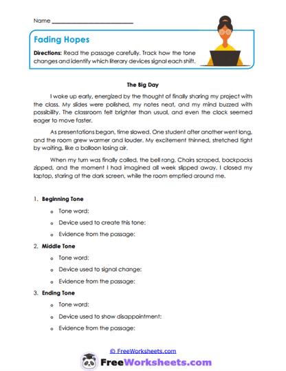 Current Choices Worksheet